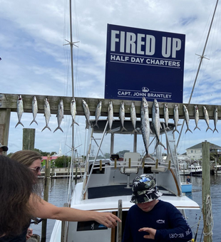 Epic Spanish Mackerel in Carolina Beach!